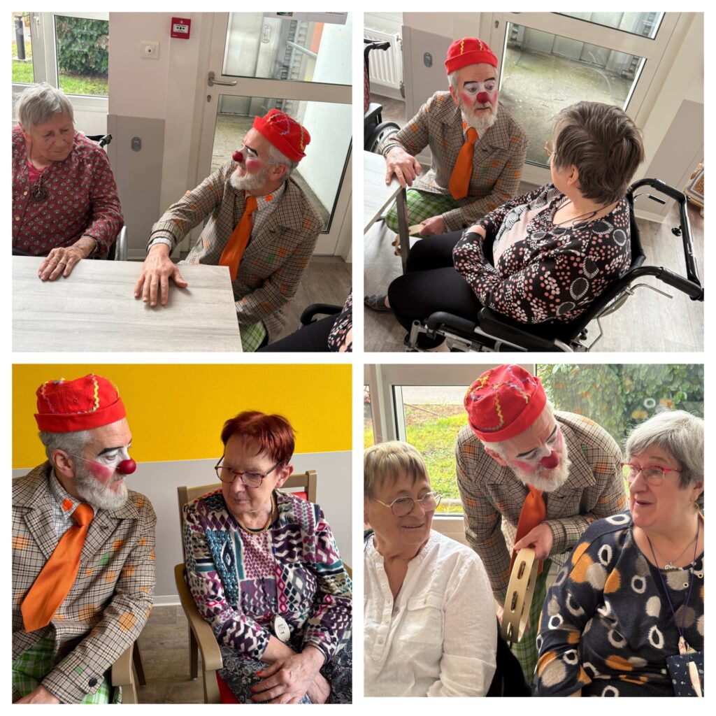 intervention clown thérapeutique maison de retraite